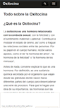 Mobile Screenshot of infooxitocina.com